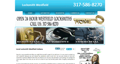 Desktop Screenshot of locksmithwestfield--in.com